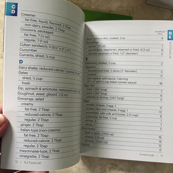 Weight Watchers 7 Pc Set Shopping, Eating, Plan, and Pocket Guides in Organizer - Picture 10 of 11